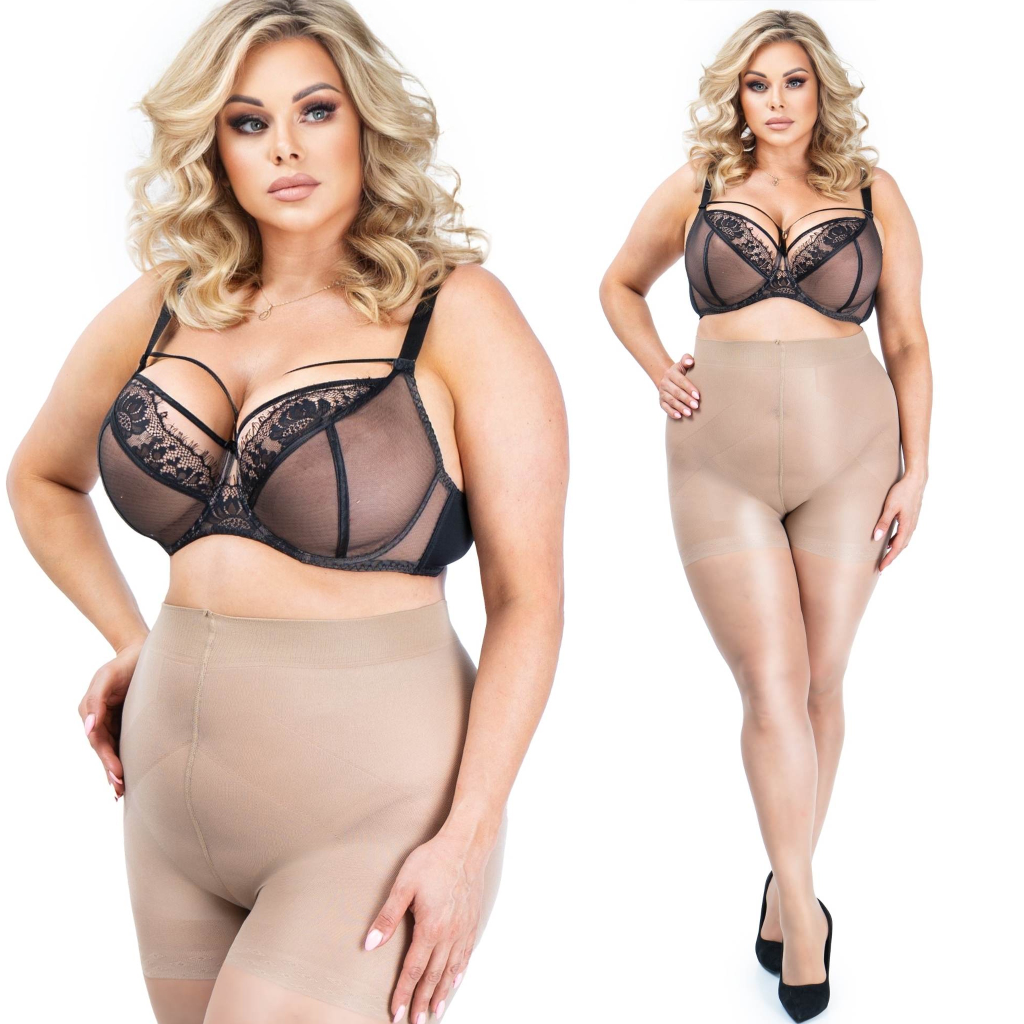 

Rajstopy Push Up wyszczuplają modelują Plus Size