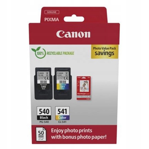 Sada inkoustů Canon PG-540 CL-541 fotopapír 50 ks (5225B013) sada