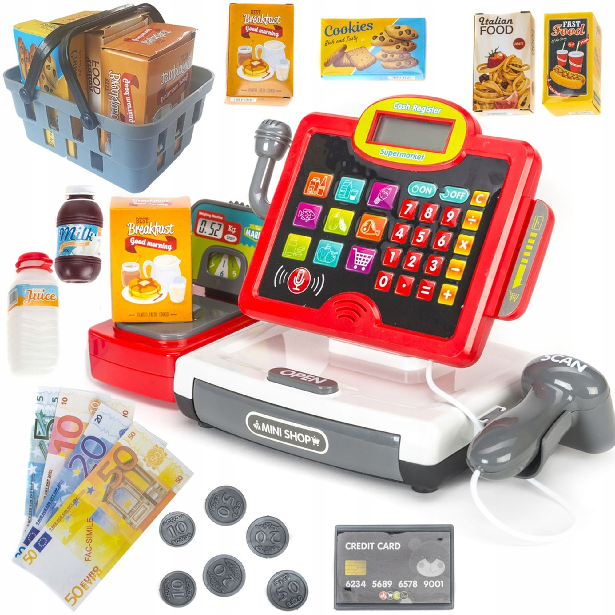 ДЕТСКИЙ ИНТЕРАКТИВНЫЙ КАССОВЫЙ АППАРАТ XL MATADI