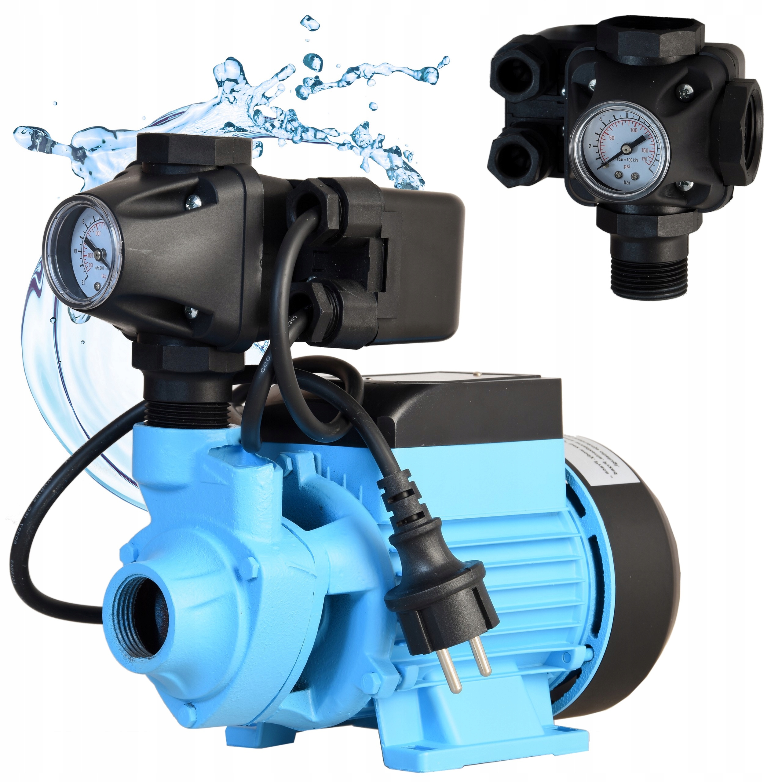 Čerpadlo S Príslušenstvom Na Vodu Aqb 60 studní hydroforu v záhrade Malá Výkonná 370 W