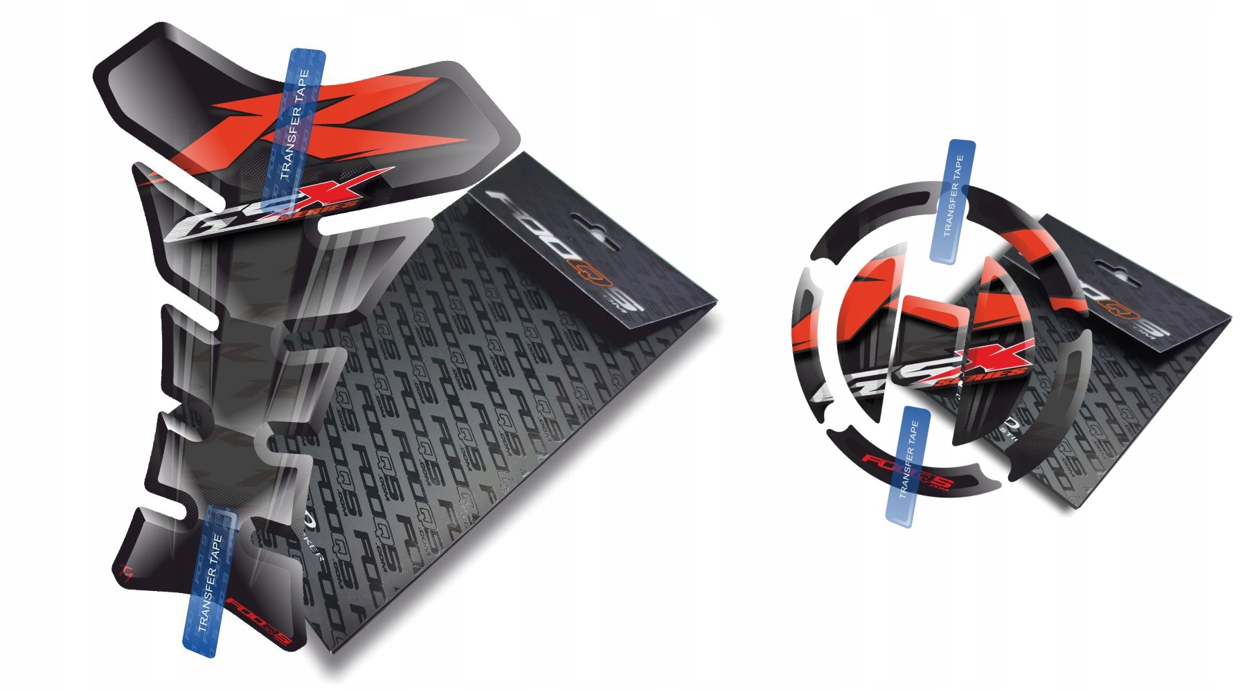 Tank-pad Cap-pad od firmy Fooqs pro Suzuki Gsx-r 600 750 1000 Černý