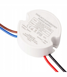 Zasilacz dopuszkowy fi60 2,08A 25W 12V IP67 50x50x22