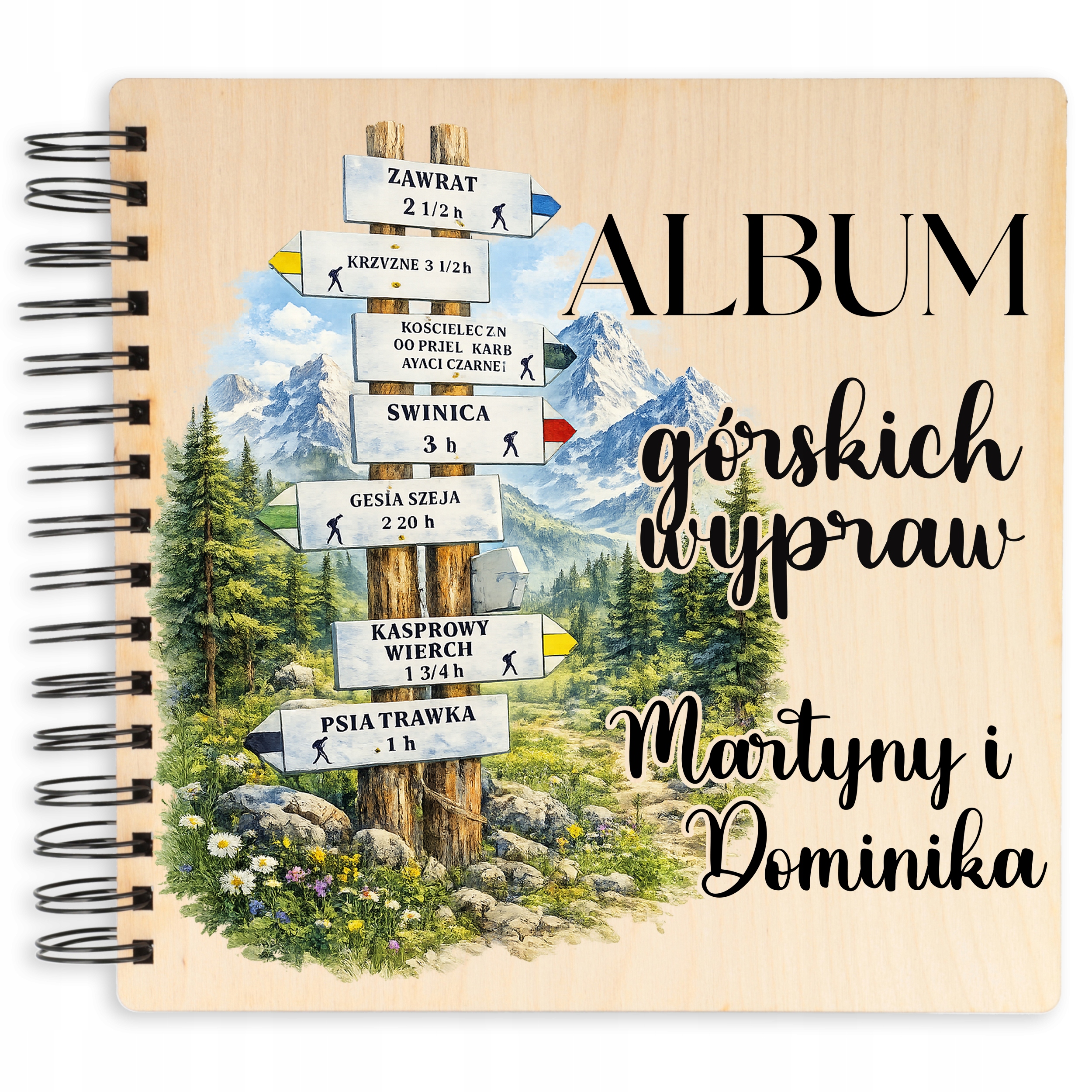 Fotoalbum Dárek Pro Páry Pro Milovníky Hor 25 Stran Černé