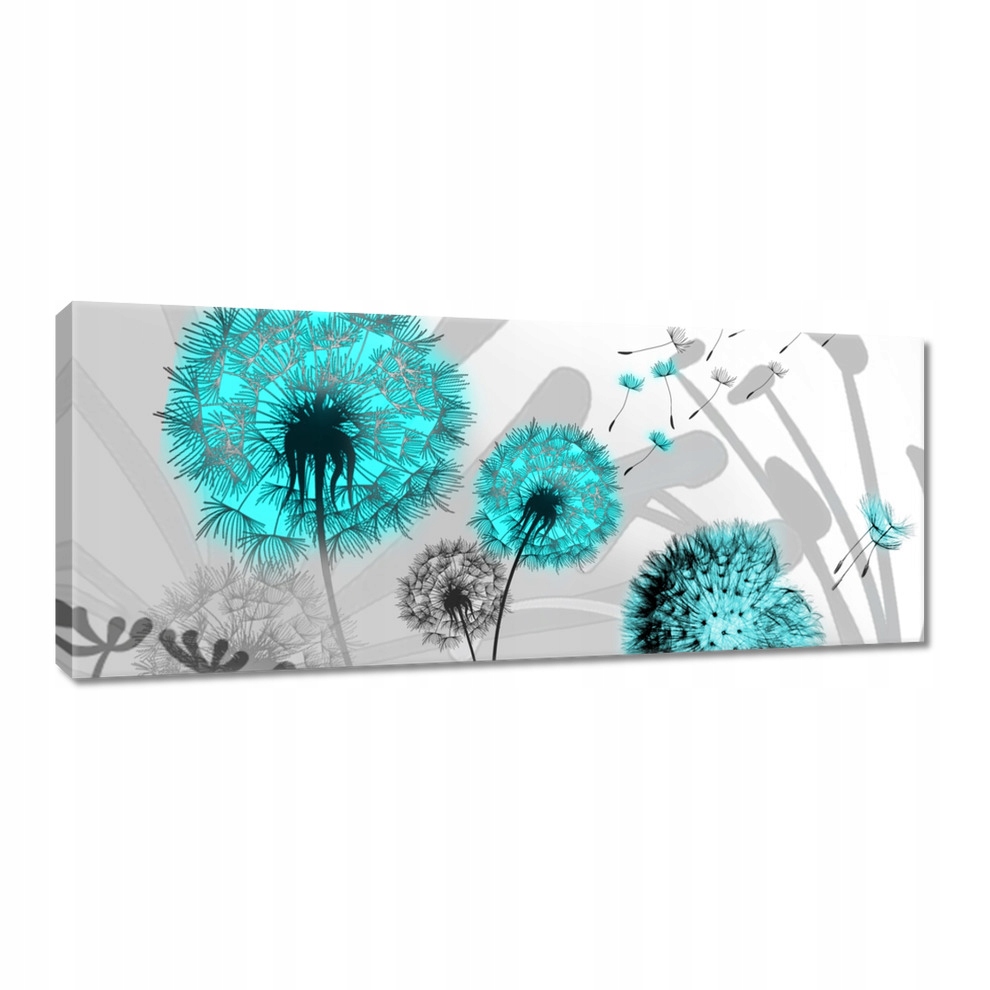 

Obrazy 100x40 Turkusowe dmuchawce