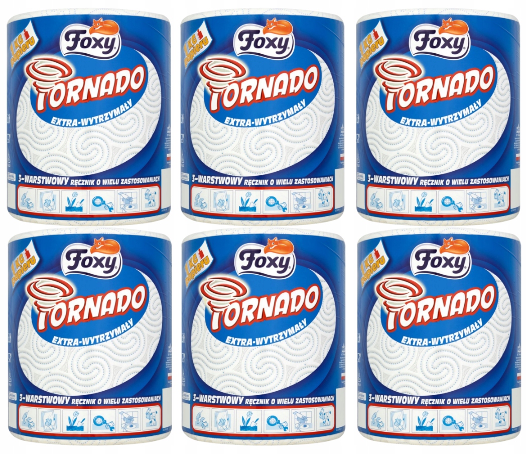 

Foxy Tornado Ręcznik Kuchenny 1kg x 6