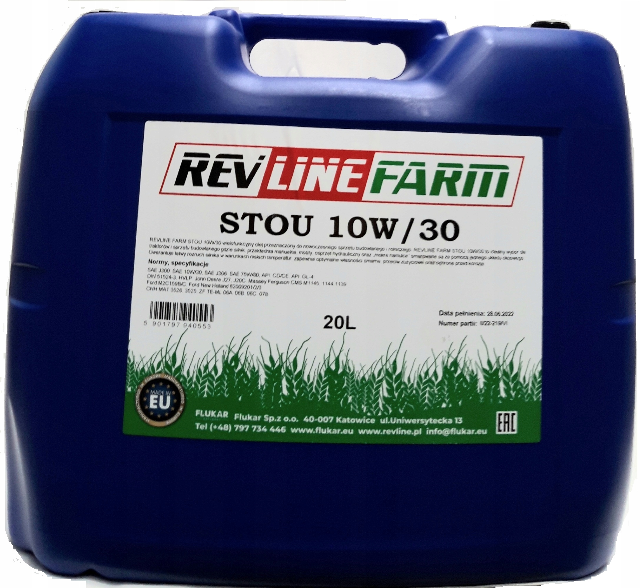 Revline Farm STOU 10W30 op.20l