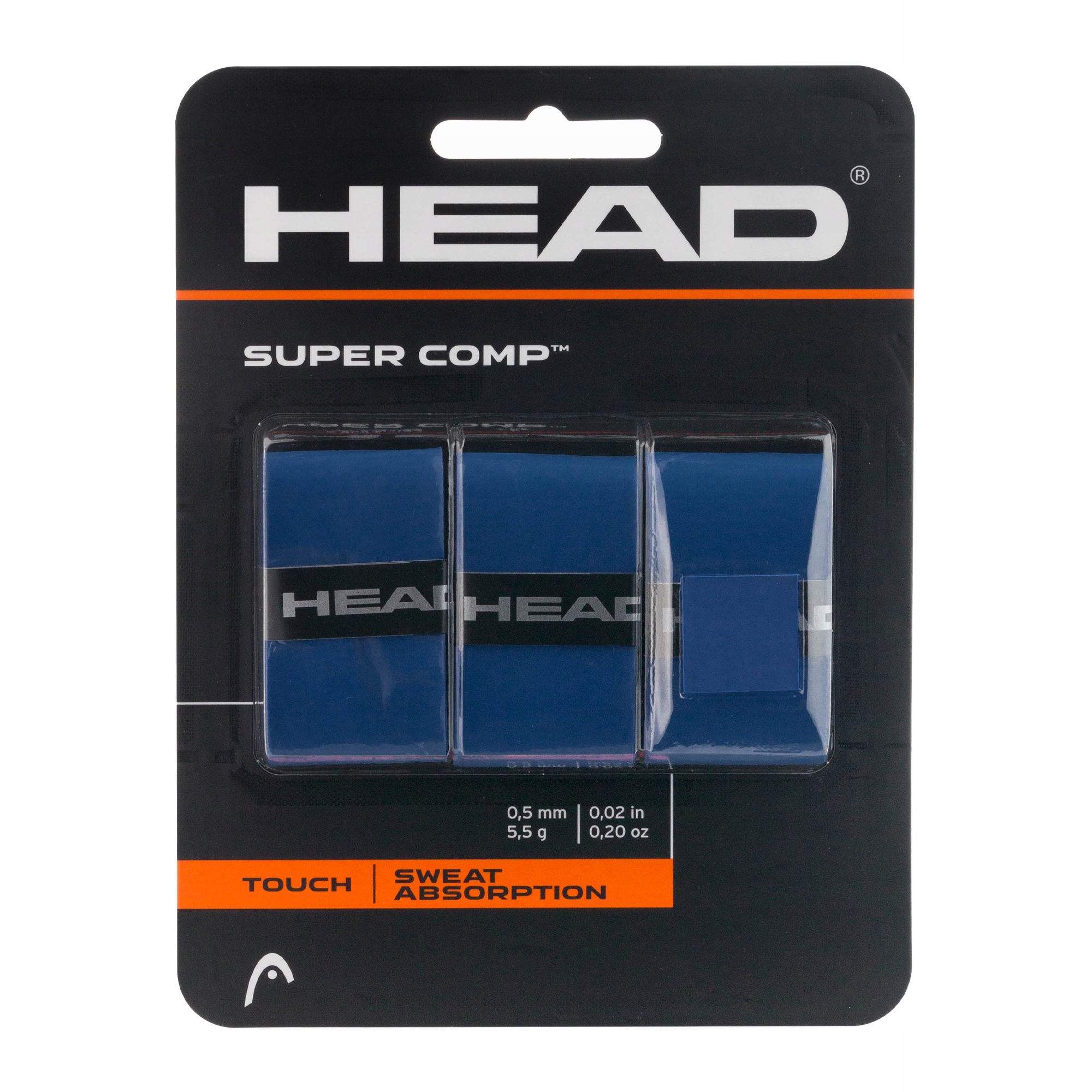 

Owijki tenisowe Head Comp 3 szt. niebieskie