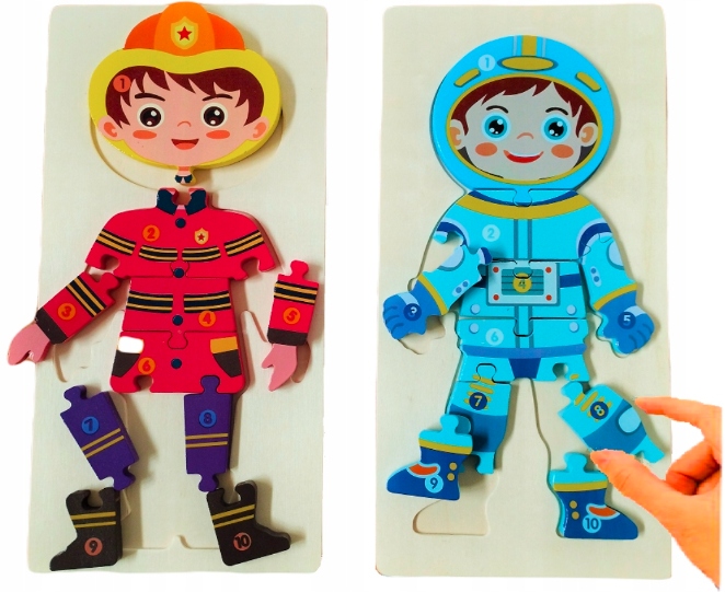 

Duże Puzzle 3D Układanka Zawody Zestaw 2 Szt.