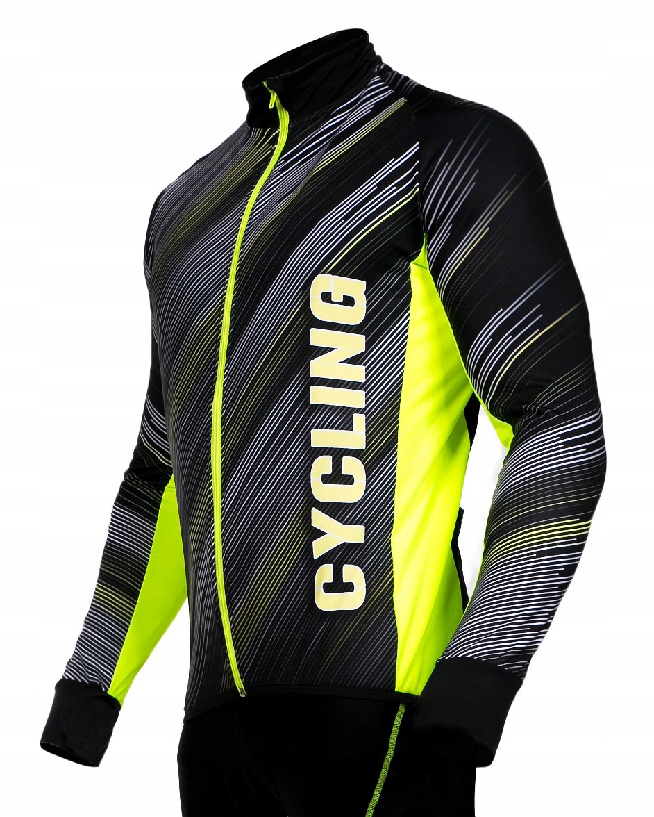 Bluza na Rower rozpinana rowerowa ocieplana Stanteks Polska SR0038 XXL