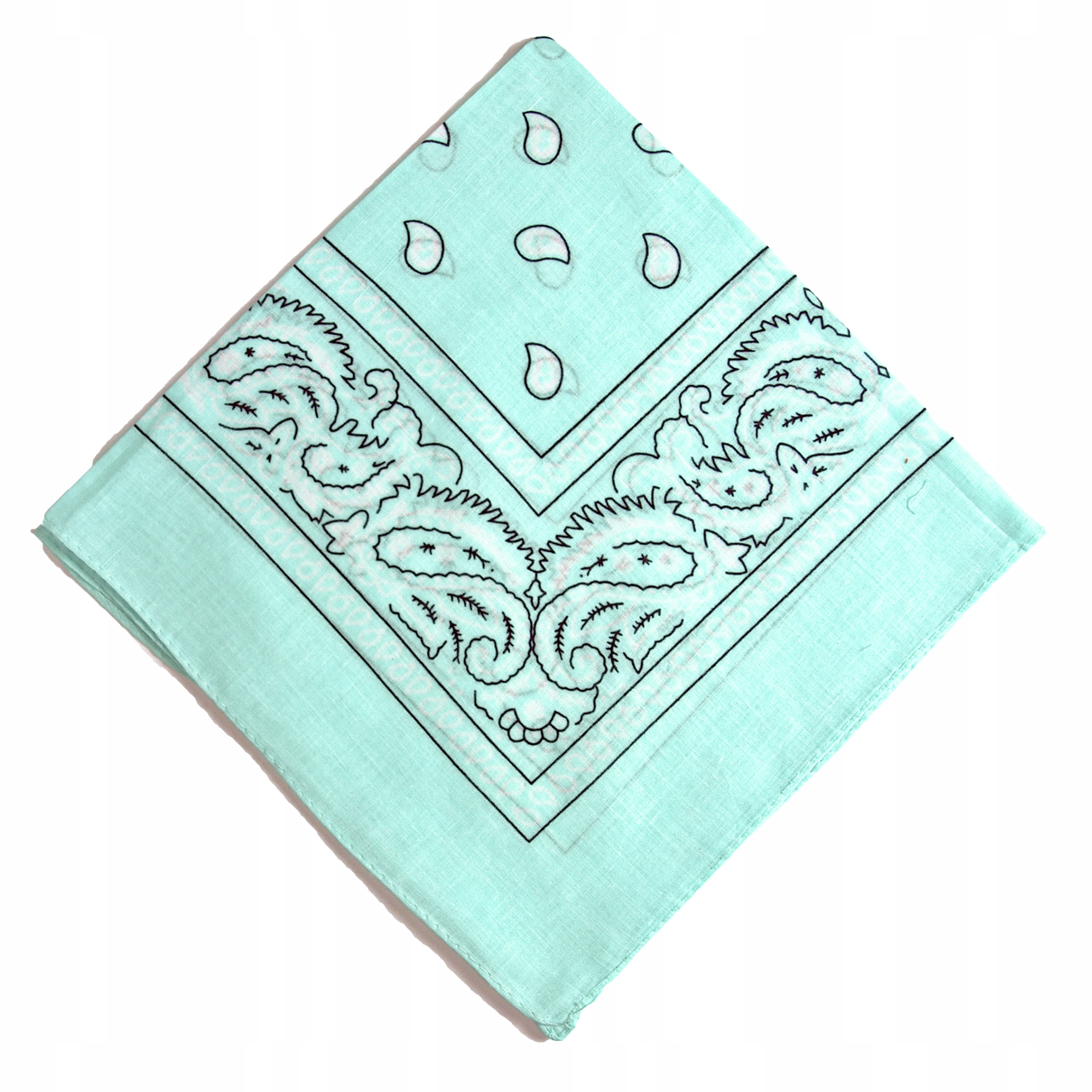 BANDAMKA BANDANA CHUSTKA CHUSTA BANDAMA - mięta