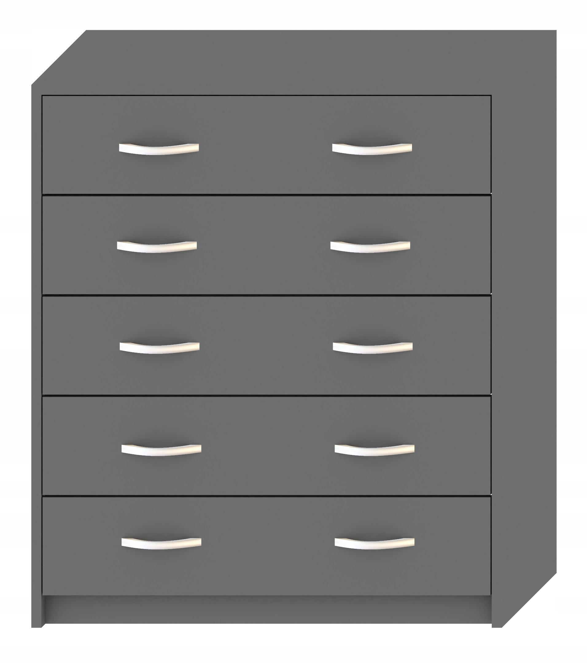 Szafka na buty 5 klap SZARA