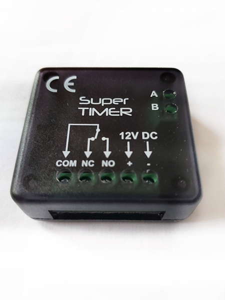 

Uniwersalny przekaźnik czasowy 12V No/nc 8 trybów