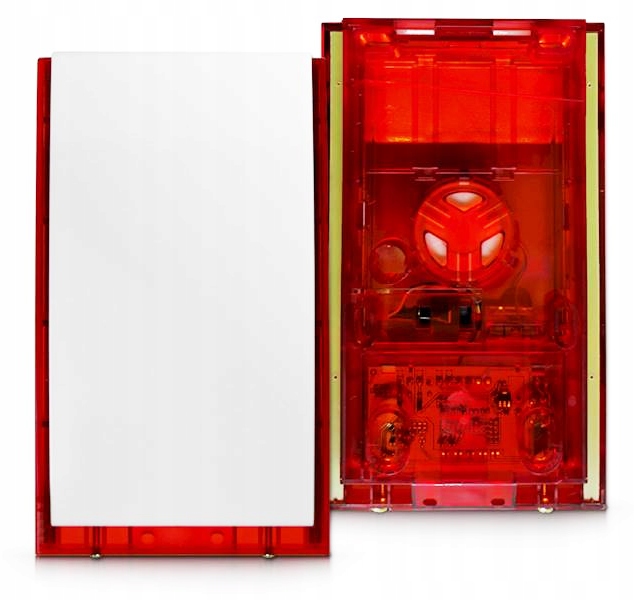 SP-4003 R Sygnalizator Zewnętrzny Z Diodą Led Osłona Metalowa