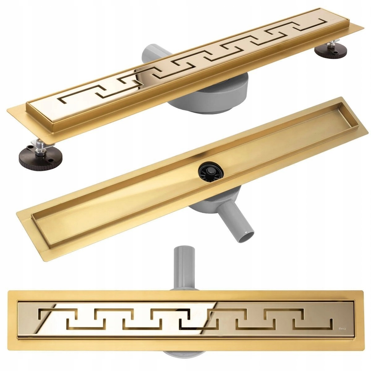 Lineárny odtok Greek Pro zlatý lesk 90