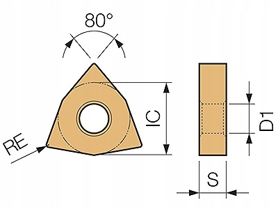 PŁYTKA TOKARSKA WNMG 080404CQ CA515 Marka Kyocera