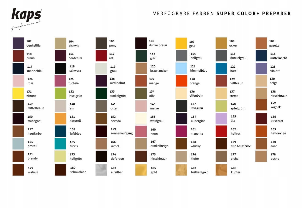 Farba Zestaw do Skór EkoSKÓR Kaps 180-czekolada Płeć uniseks