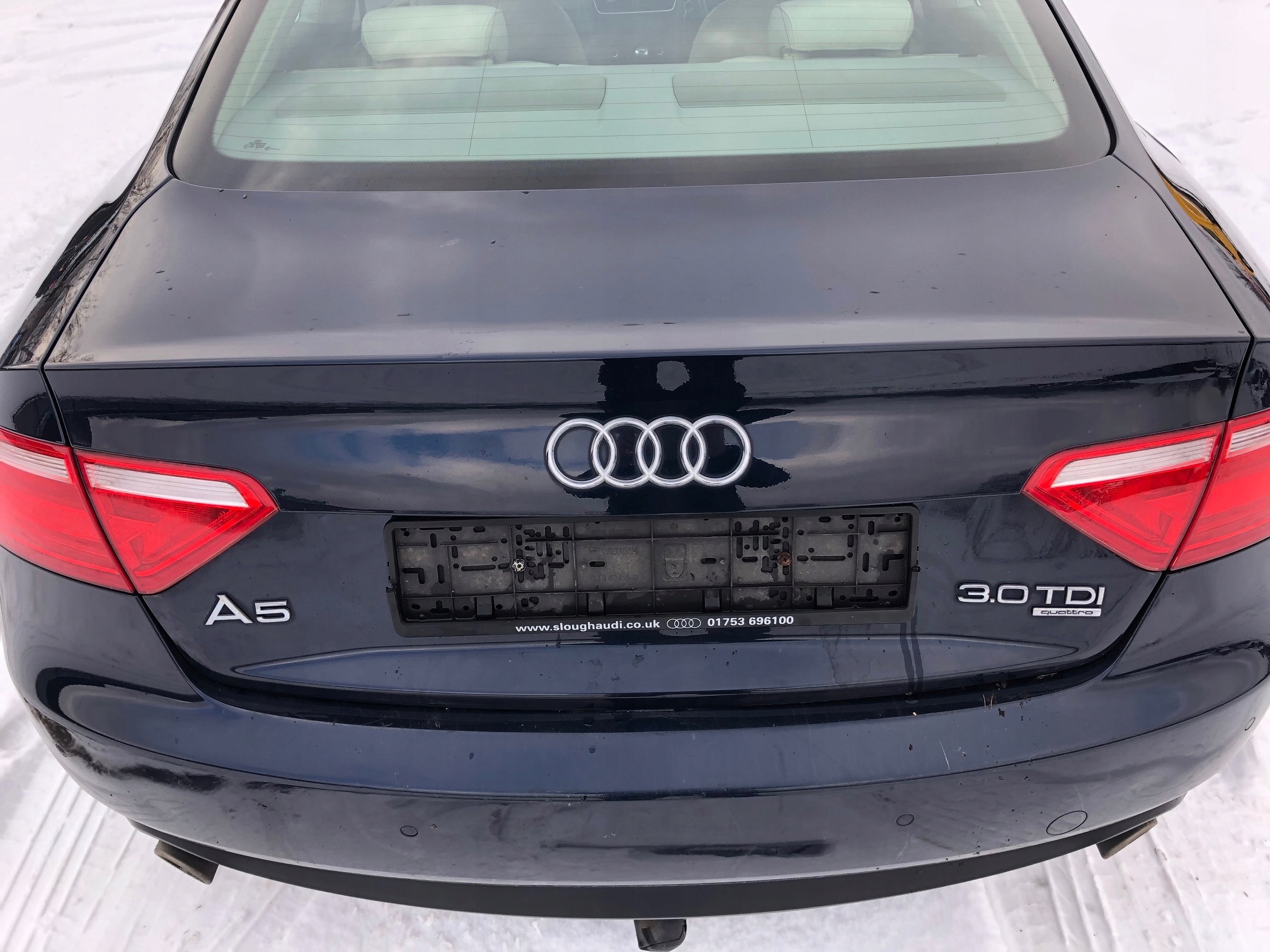 AUDI A5 8T KLAPA TYŁ TYLNA POKRYWA BAGAŻNIKA LZ5A