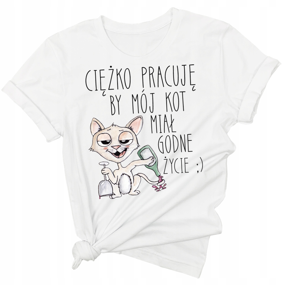 

Koszulka do pracy dla kociary L/XL