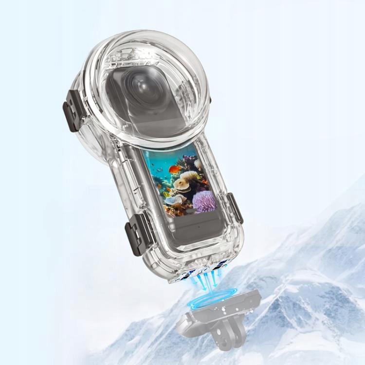 Camera Waterproof Case For Insta360 X5 Transparent