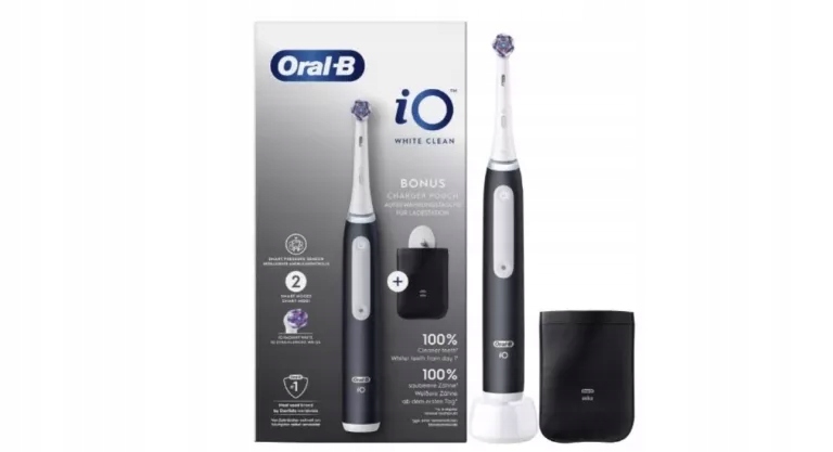 Szczoteczka Magnetyczna Oral-b IO3 White Clean Czarna