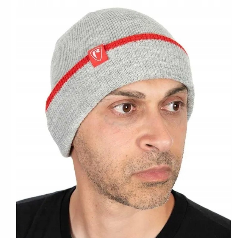 Czapka Wędkarska Zimowa Fox Rage Voyager Light Grey Beanie Na Chłodne Dni