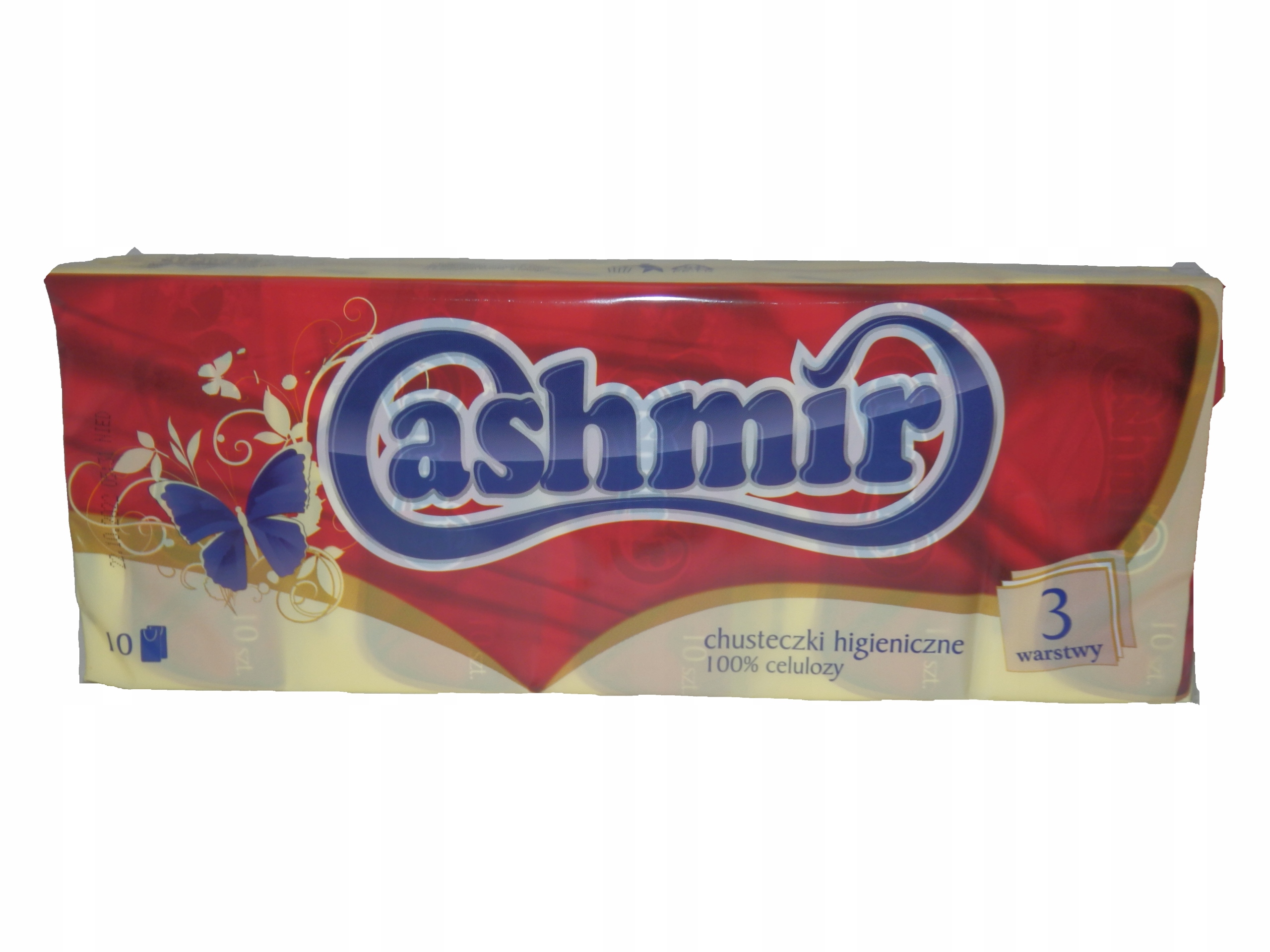 

Cashmir chusteczki higieniczne 10x10 3-warstwowe