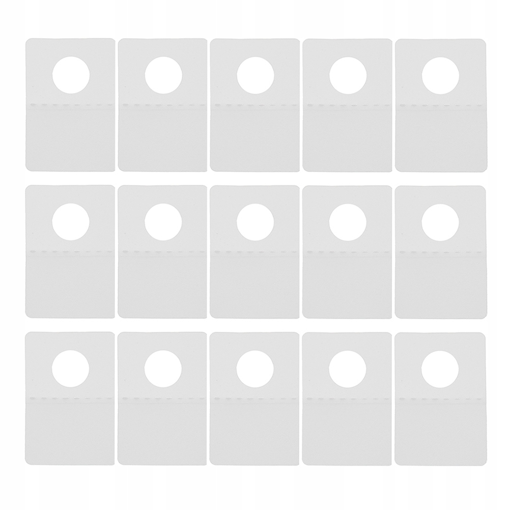 SAMOPRZYLEPNE NAKLEJKI Z HACZYKIEM ZAWIESZKI NA TORBY PLASTIKOWE