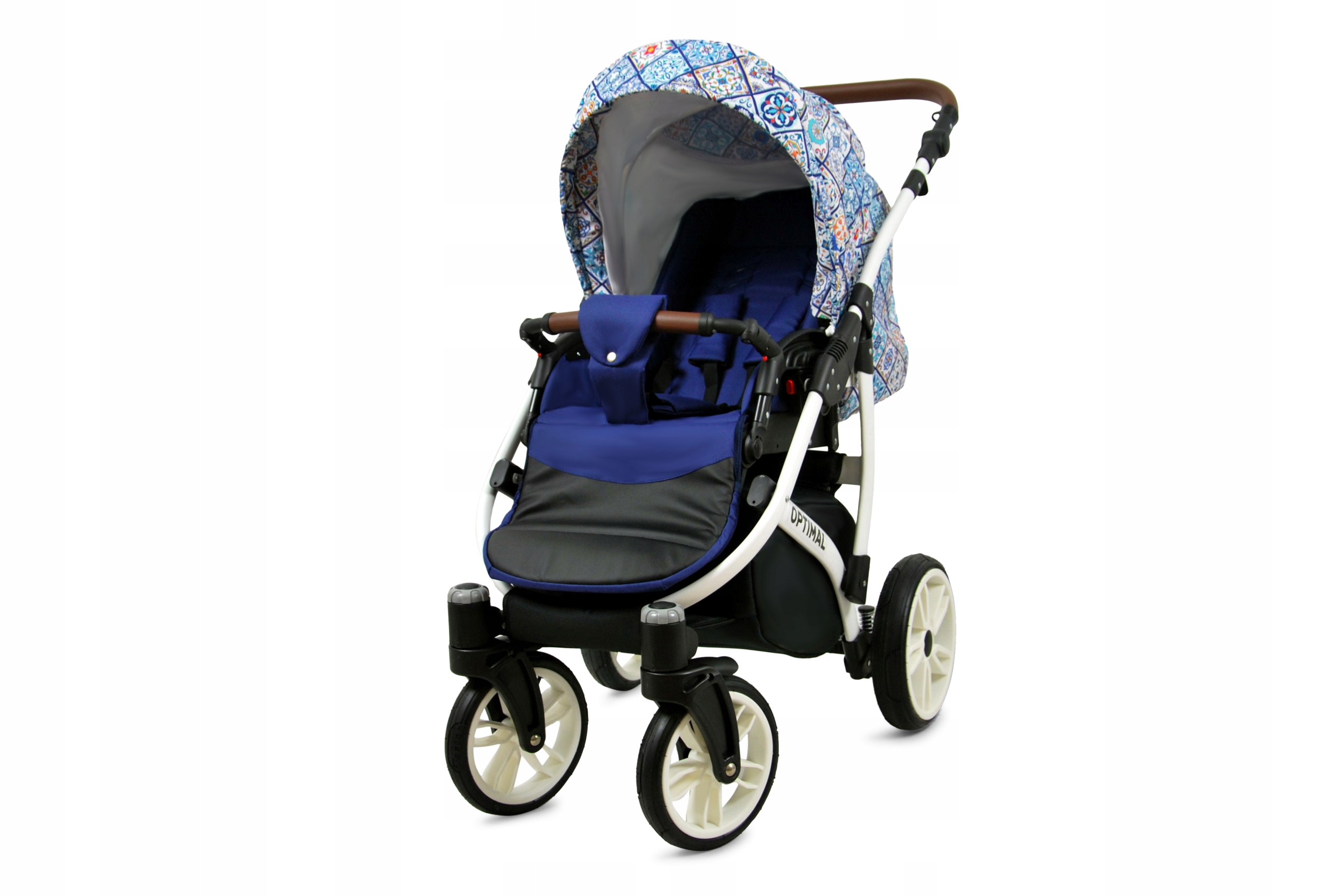 Wózek 3w1 dziecięcy spacerówka BabyLux OPTIMAL ALU Marka BabyLux