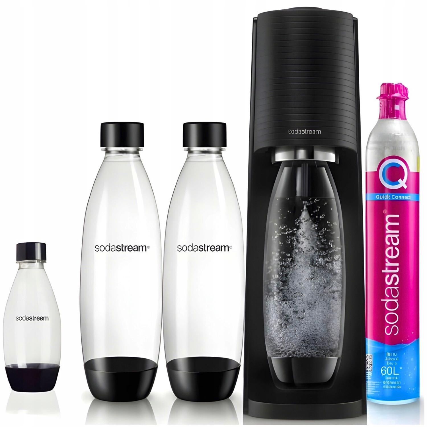 SodaStream Terra Výrobník sody černý 3 Lahve Plyn