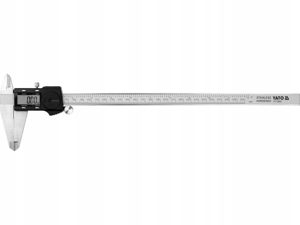 Elektronické posuvné měřítko Yato 300 mm YT-72027 Vodotěsné