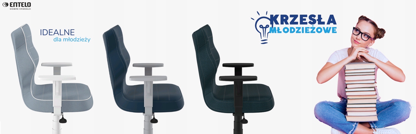 Krzesło fotel obrotowy Duo czarny JS06 rozmiar 6 Kolekcja 