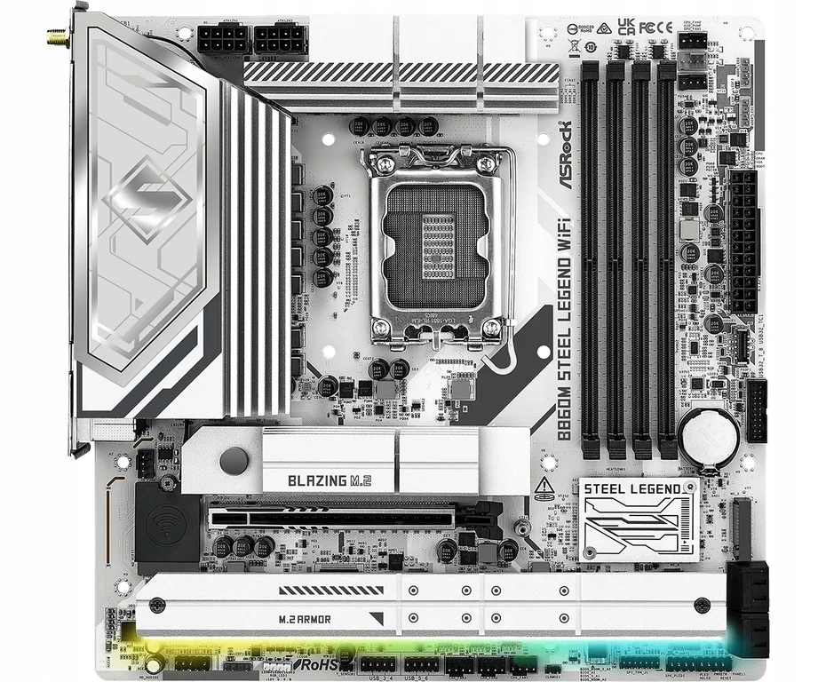 Základná doska Micro Atx ASRock B860 Steel Legend Wifi