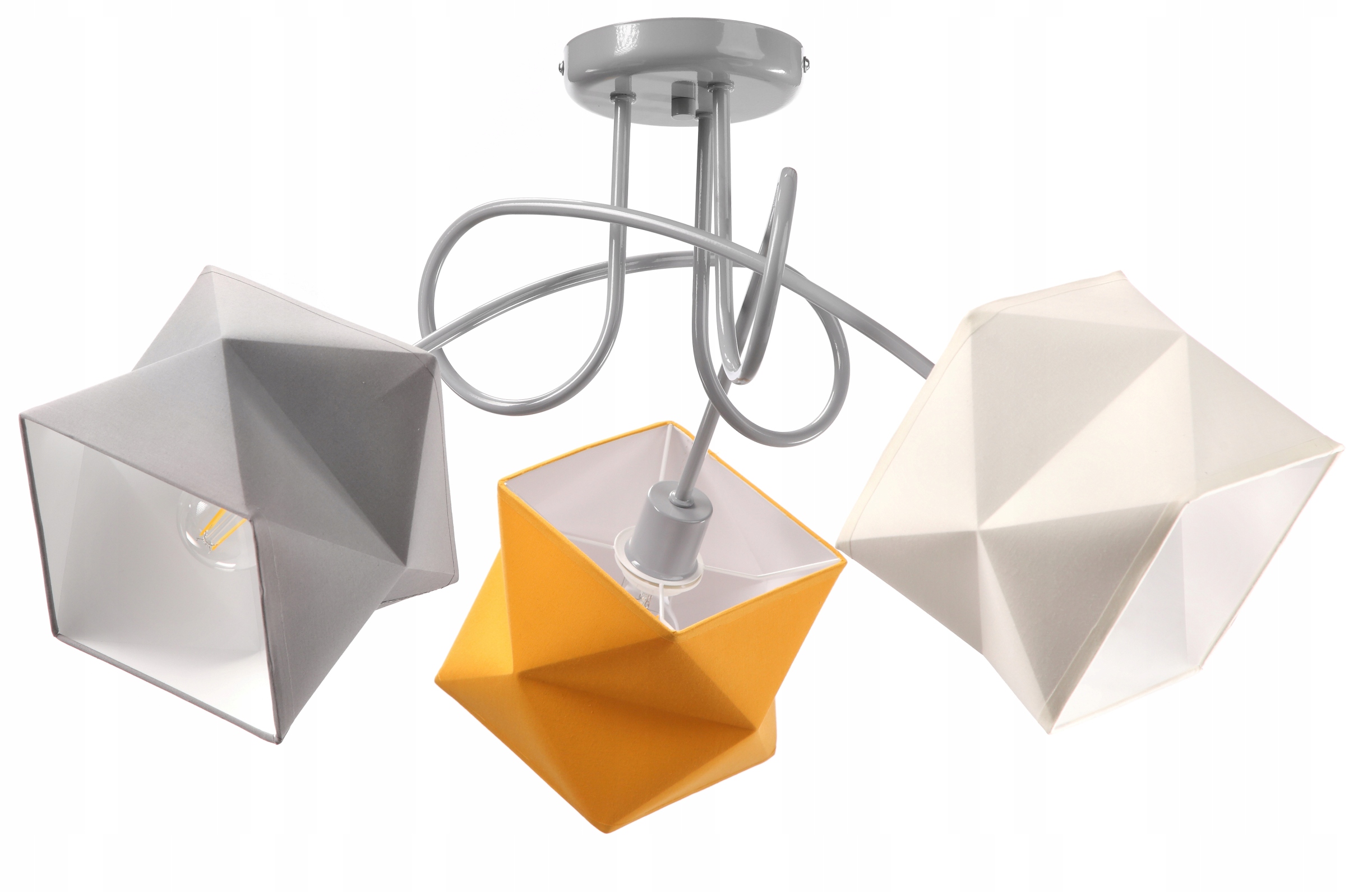 Stropní Svítidlo Edison Stínidla Diamond Brilant 3xE27