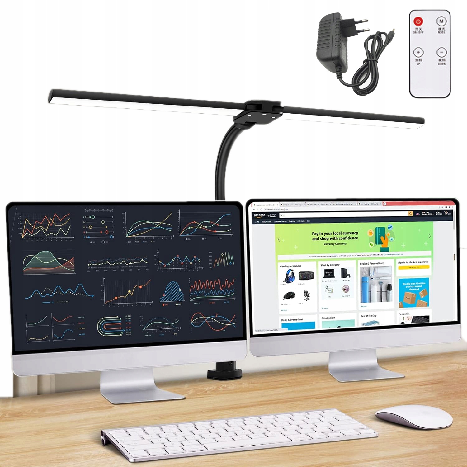 Led Stolní Lampa S Usb Klipem, Nastavitelný Krk, 5 Režimů Osvětlení