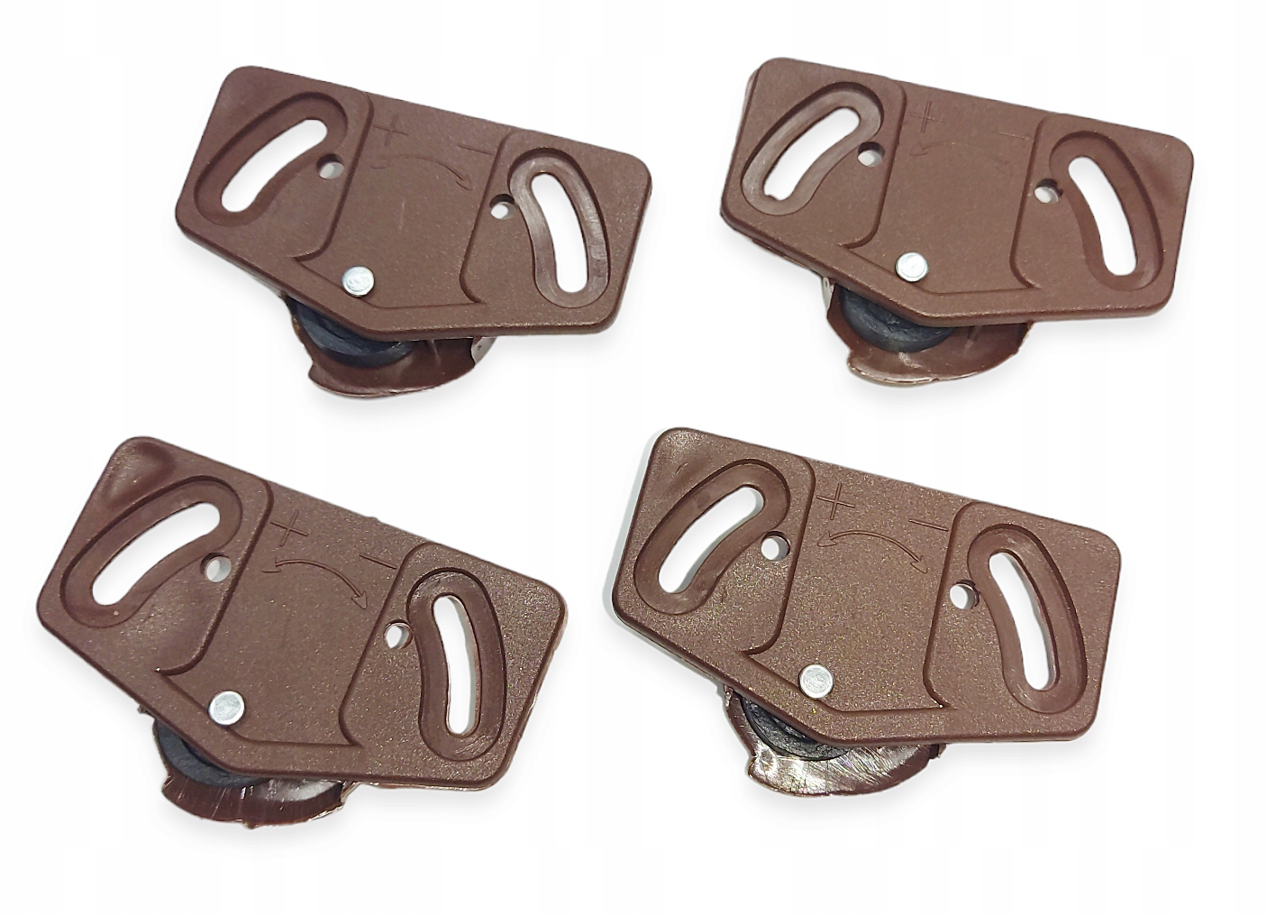 4 x PROWADNIK ROLKOWY DOLNY ŚLIZG ROLKA KÓŁKO PRZESUWNE