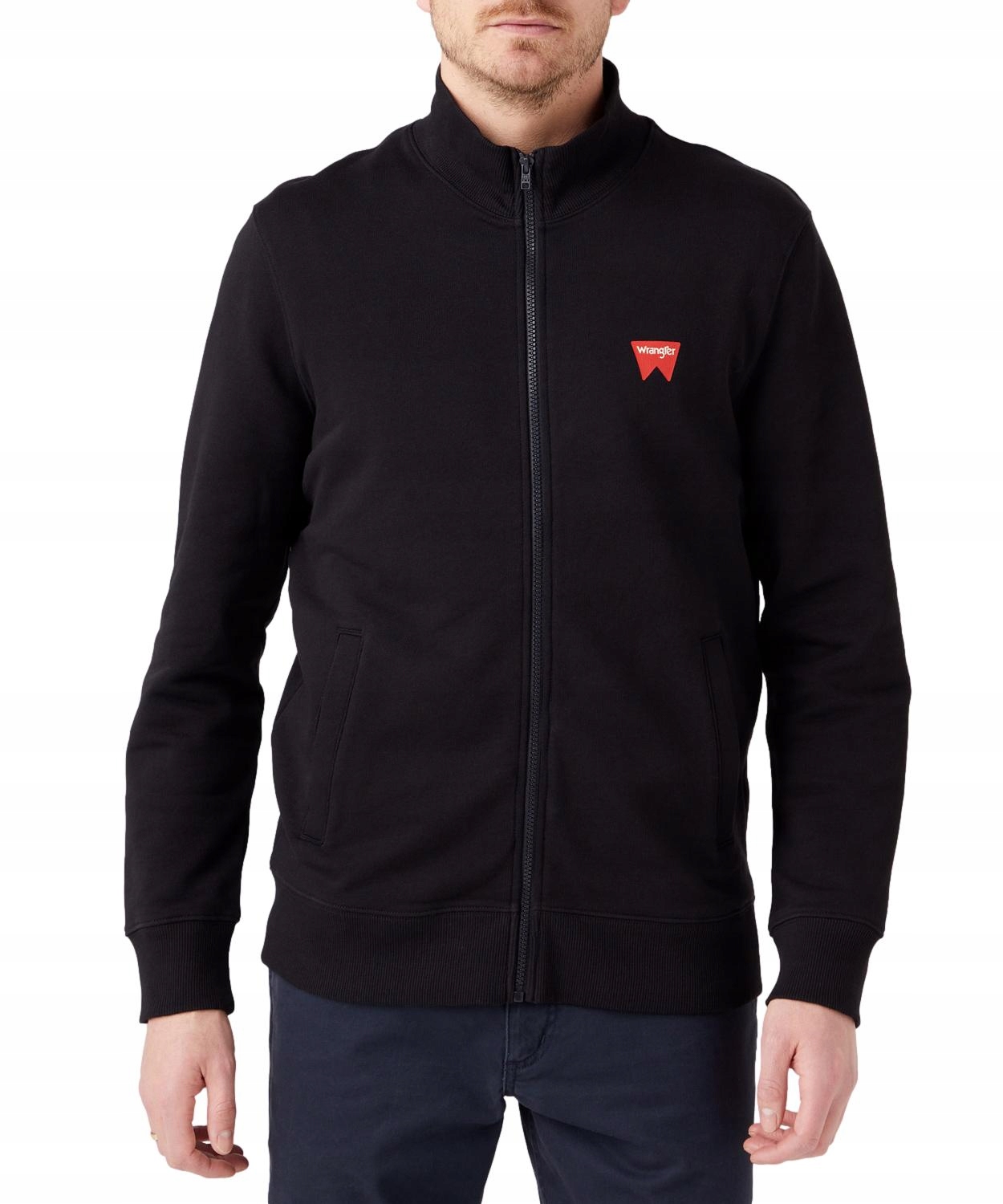 

Bluza Wrangler Funnel Neck Zip W663HA100 Black 3XL