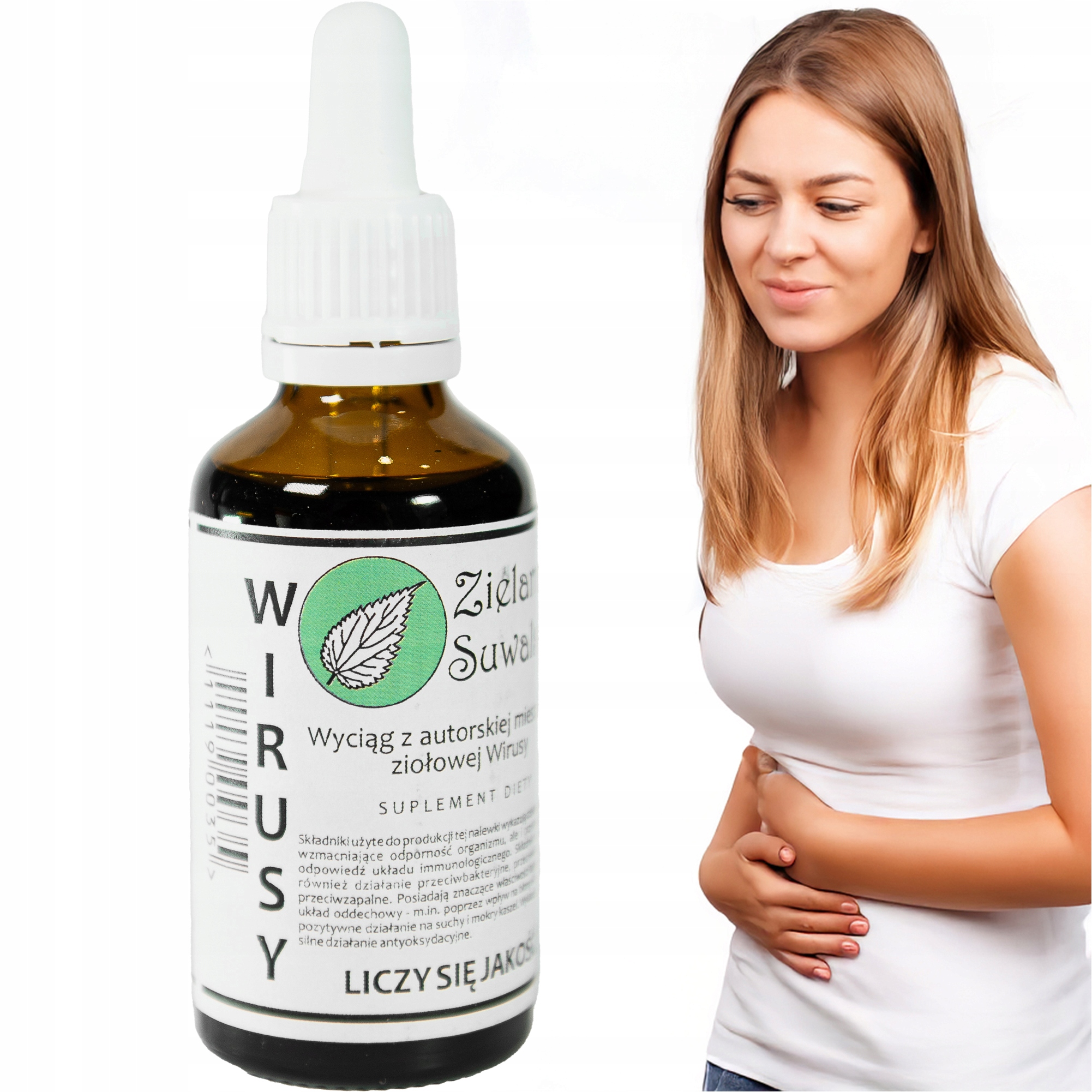 Zielarnia Suwalska Autorska Mieszanka Ziołowa Wirusy Wyciąg 1:5 50 ml