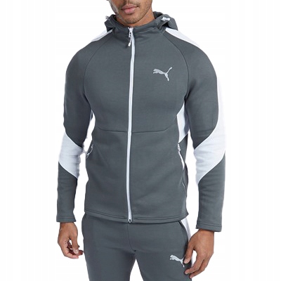3182 Puma Pánská Mikina Mikina S Kapucí Kapsami Na Zip, Evostripe M