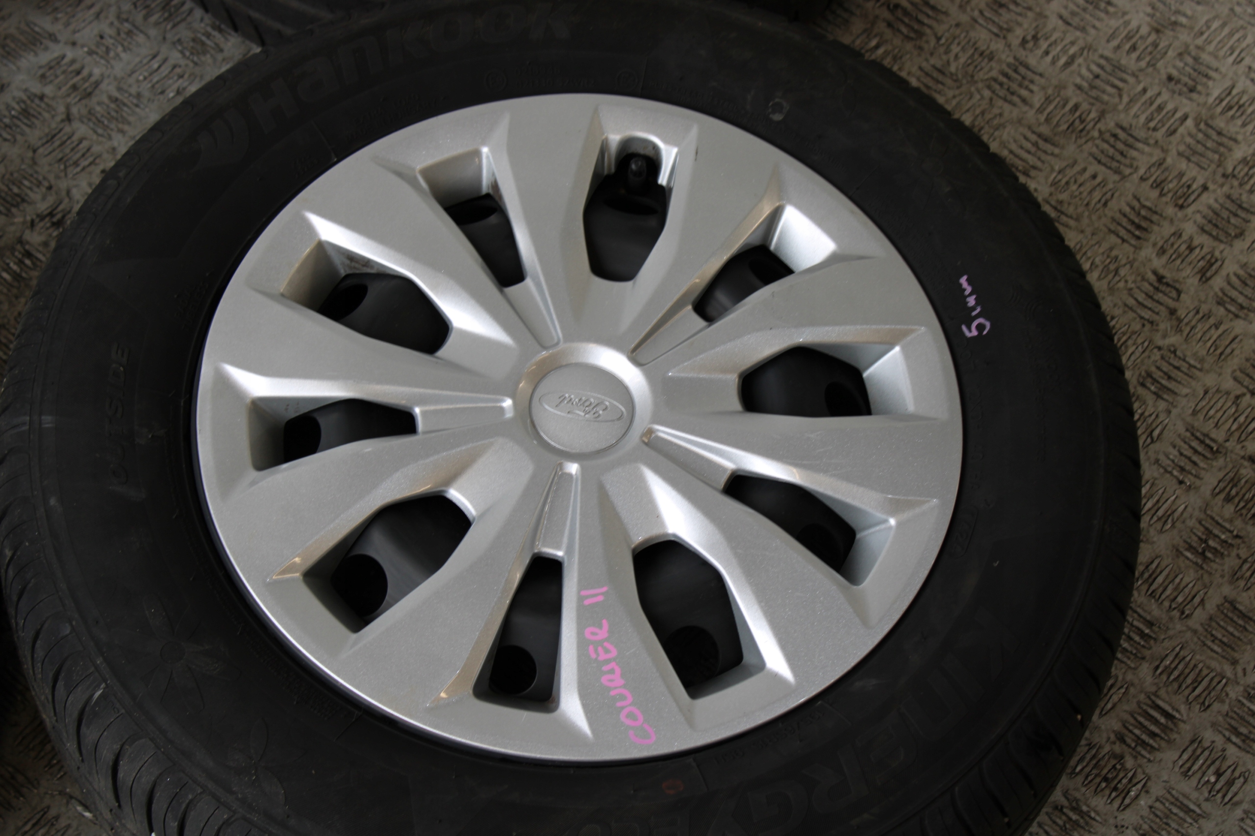 roues disques fer 195/65 R15 ET55 FORD TRANSIT COURIER MK2 2024