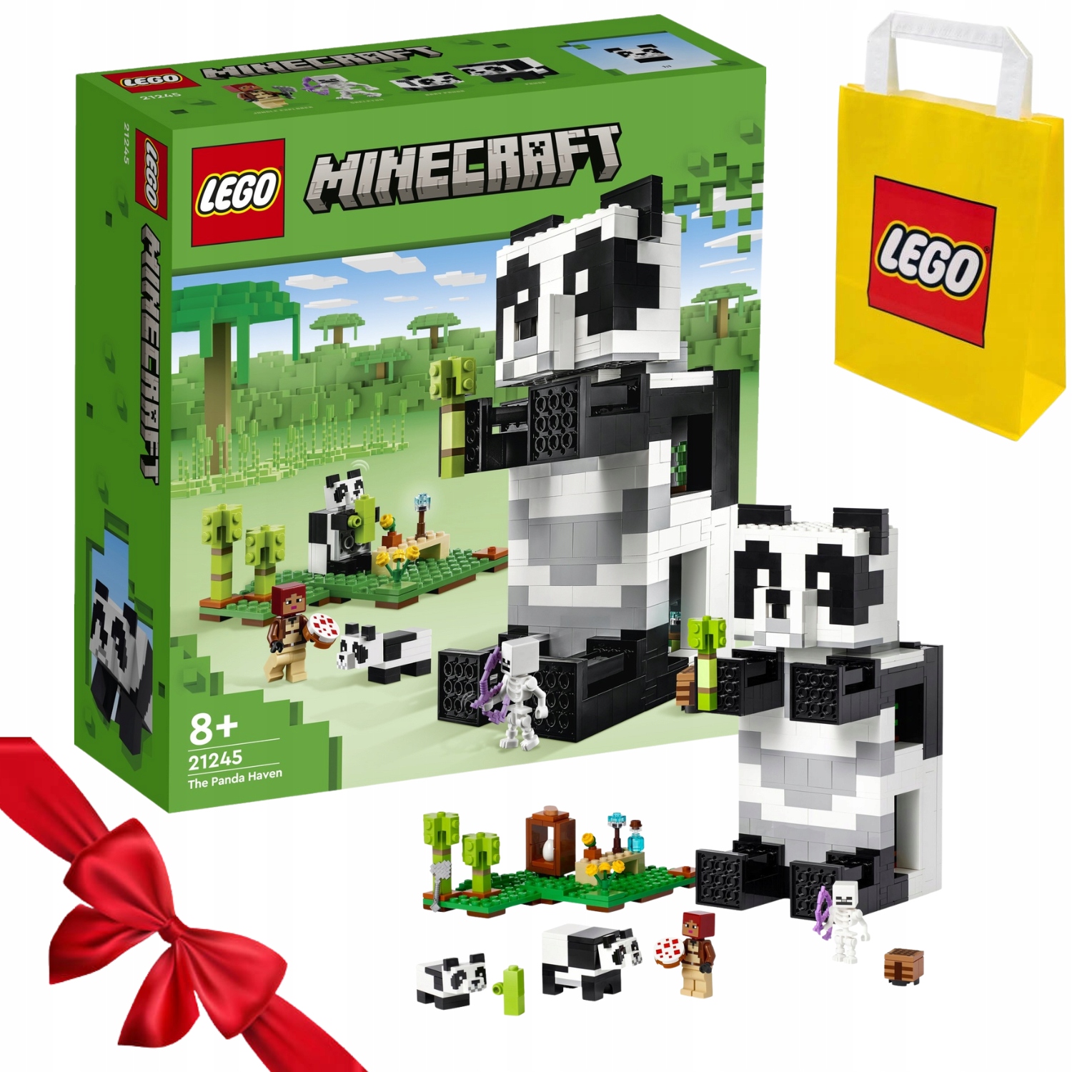 Zestaw Klocków Lego Lego Minecraft Rezerwat Pandy 21245 Na Święta