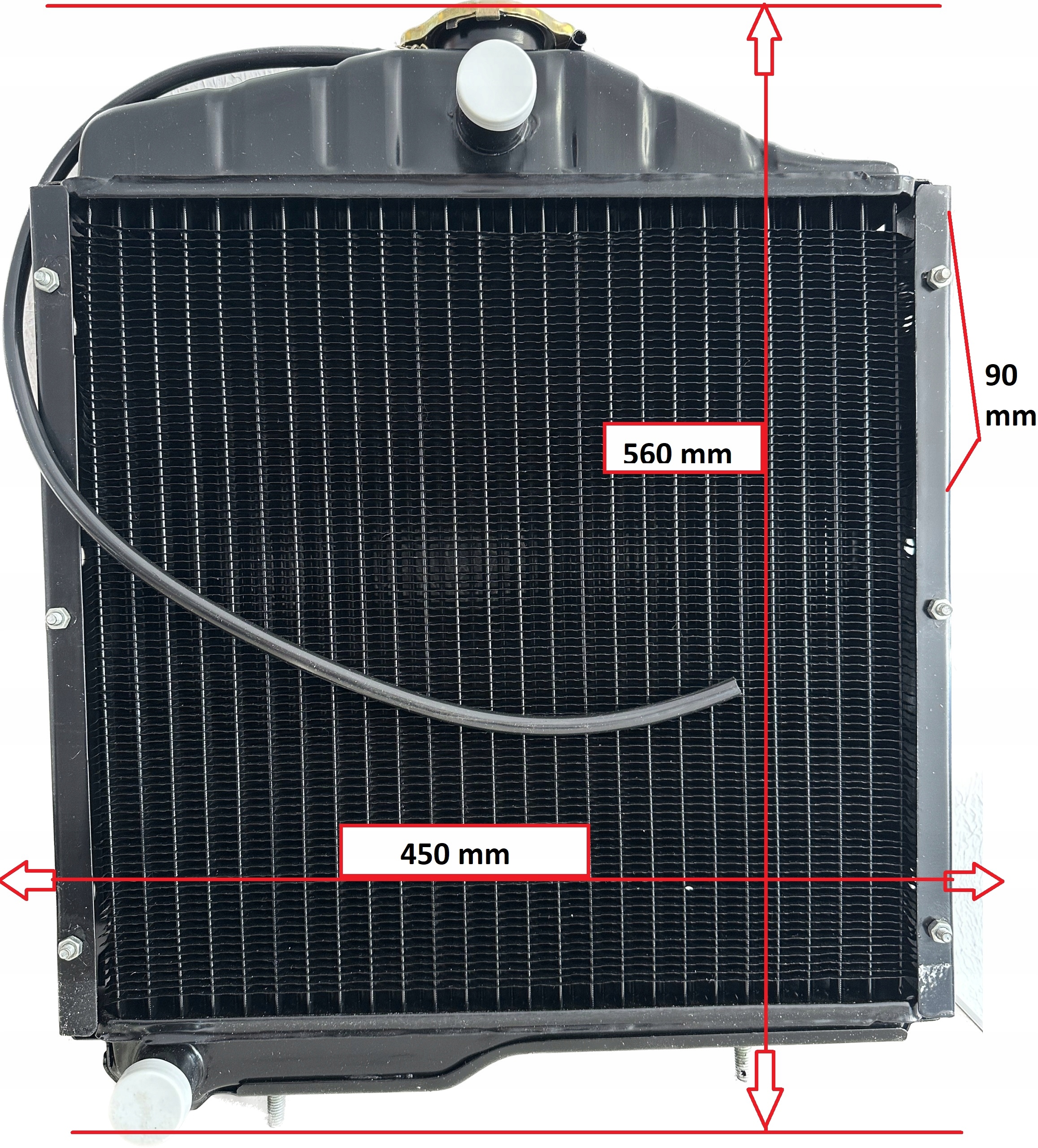 URSUS C-360 C4011 CHŁODNICA WODY 5-CIO RZĘDOWA MIEDZIANA WZMOCNIONA GRANIT Producent części Agtech