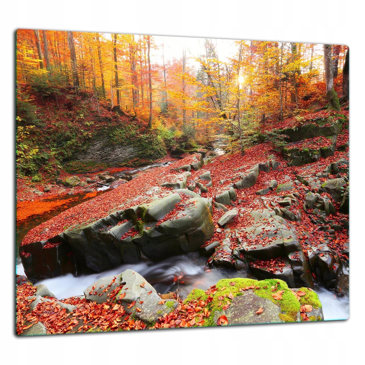 7v1 Skleněná Ochranná Deska Panel Lepidlo 65x60 Krajina