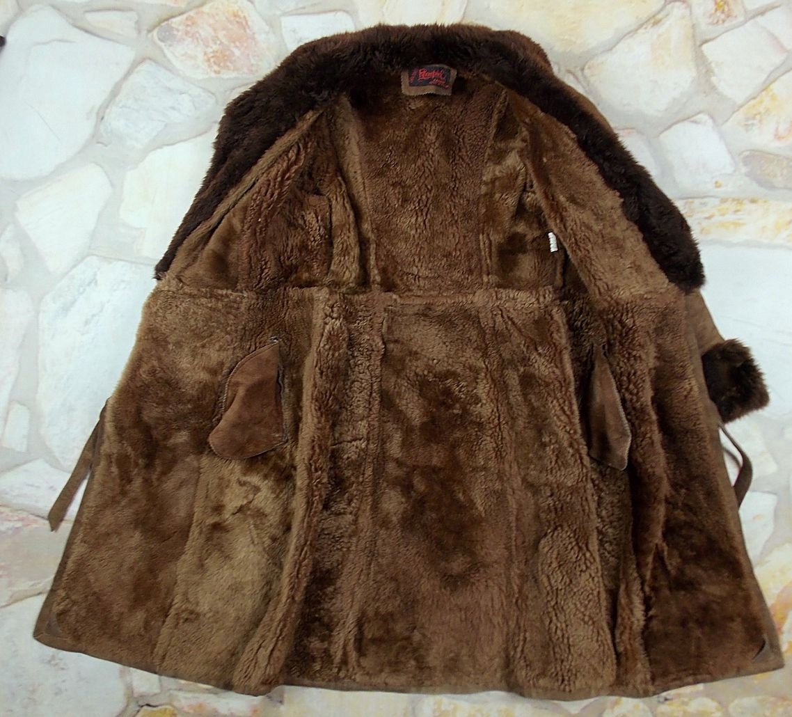 RHAMPIEL cudny damski naturalny kożuch L/XL Rozmiar L/XL