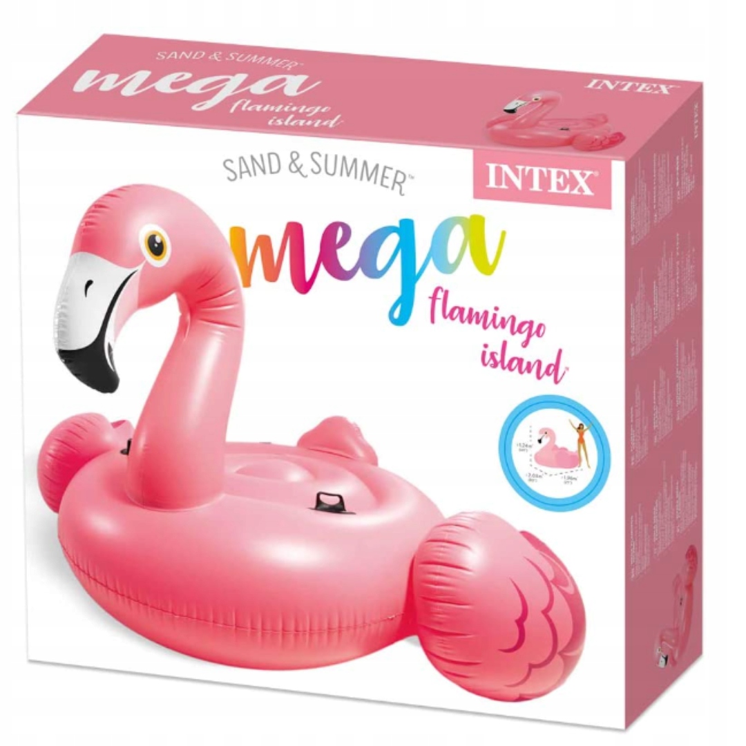 Materac dmuchany Intex Flaming 57288 różowy