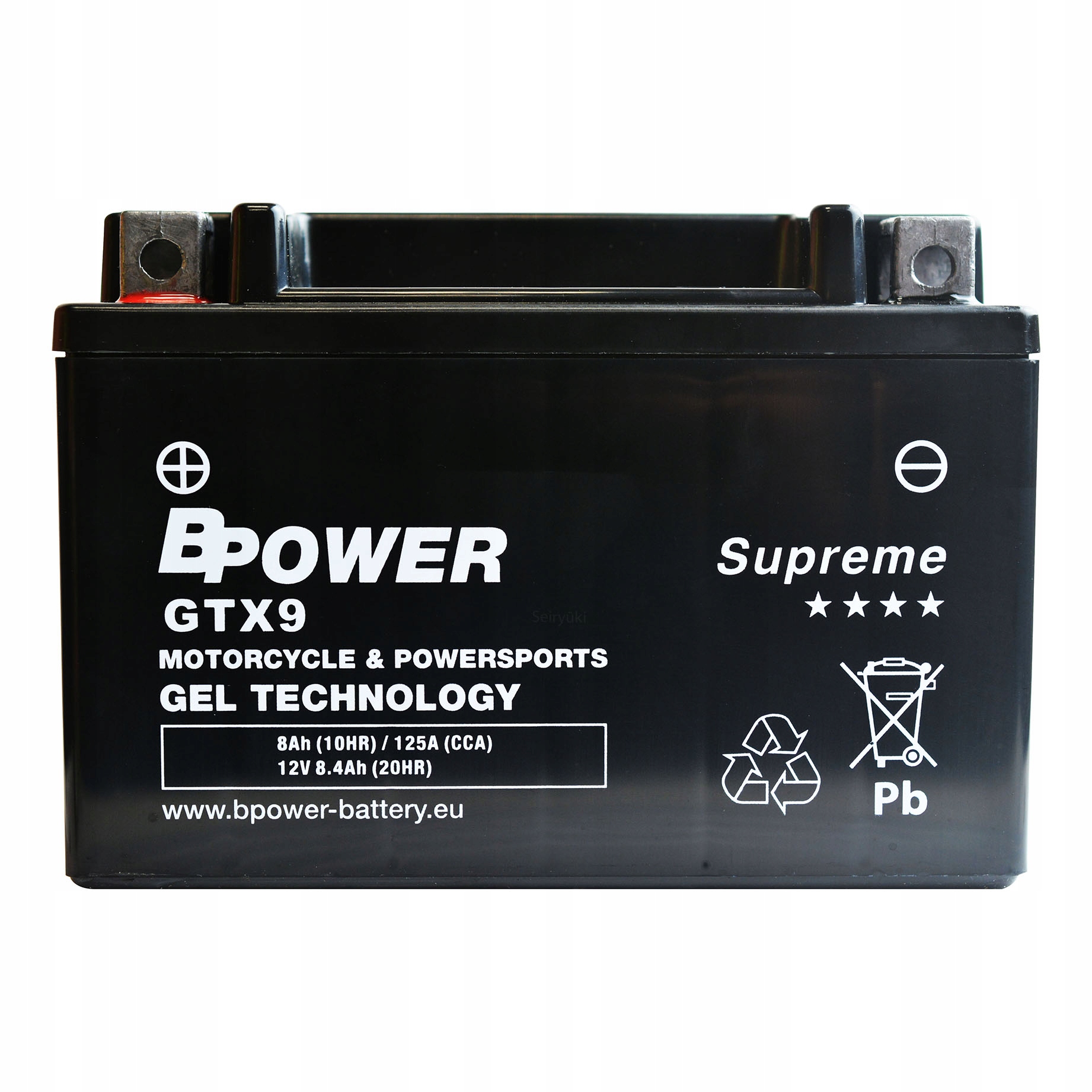BPower Supreme Gel GTX9 12V 8Ah 125A YTX9 ETX9