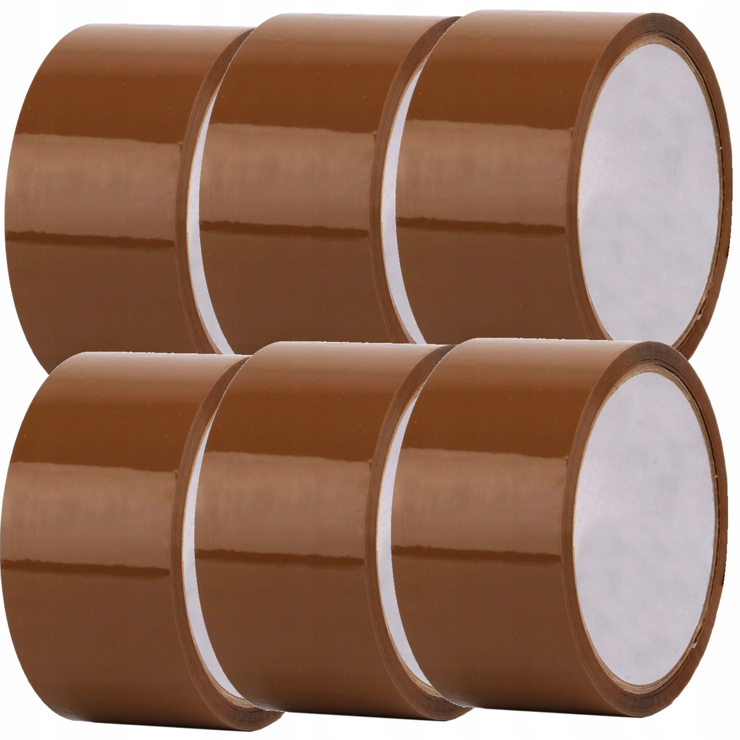 

Taśma Pakowa Klejąca 48/66Y Brązowa Mocna 6SZT