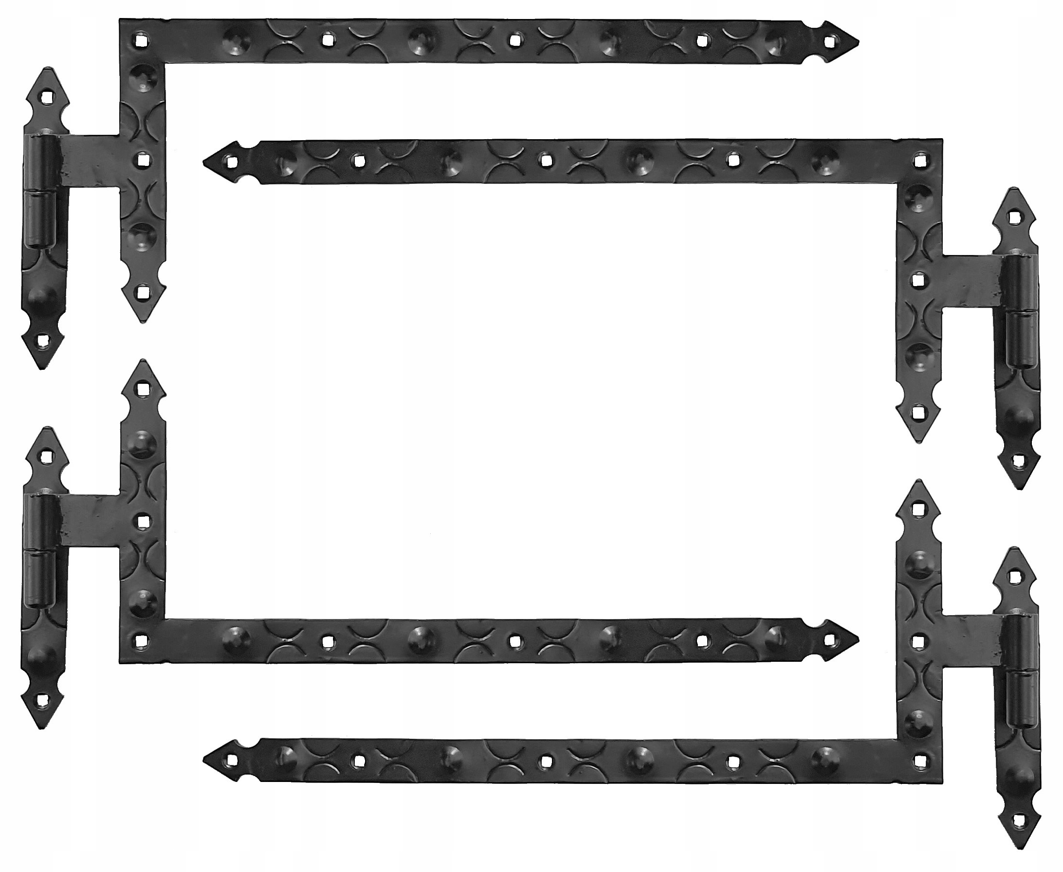 Úhlový Závěs Pro Okenice 50X20 CM Kovaný Retro 4KS