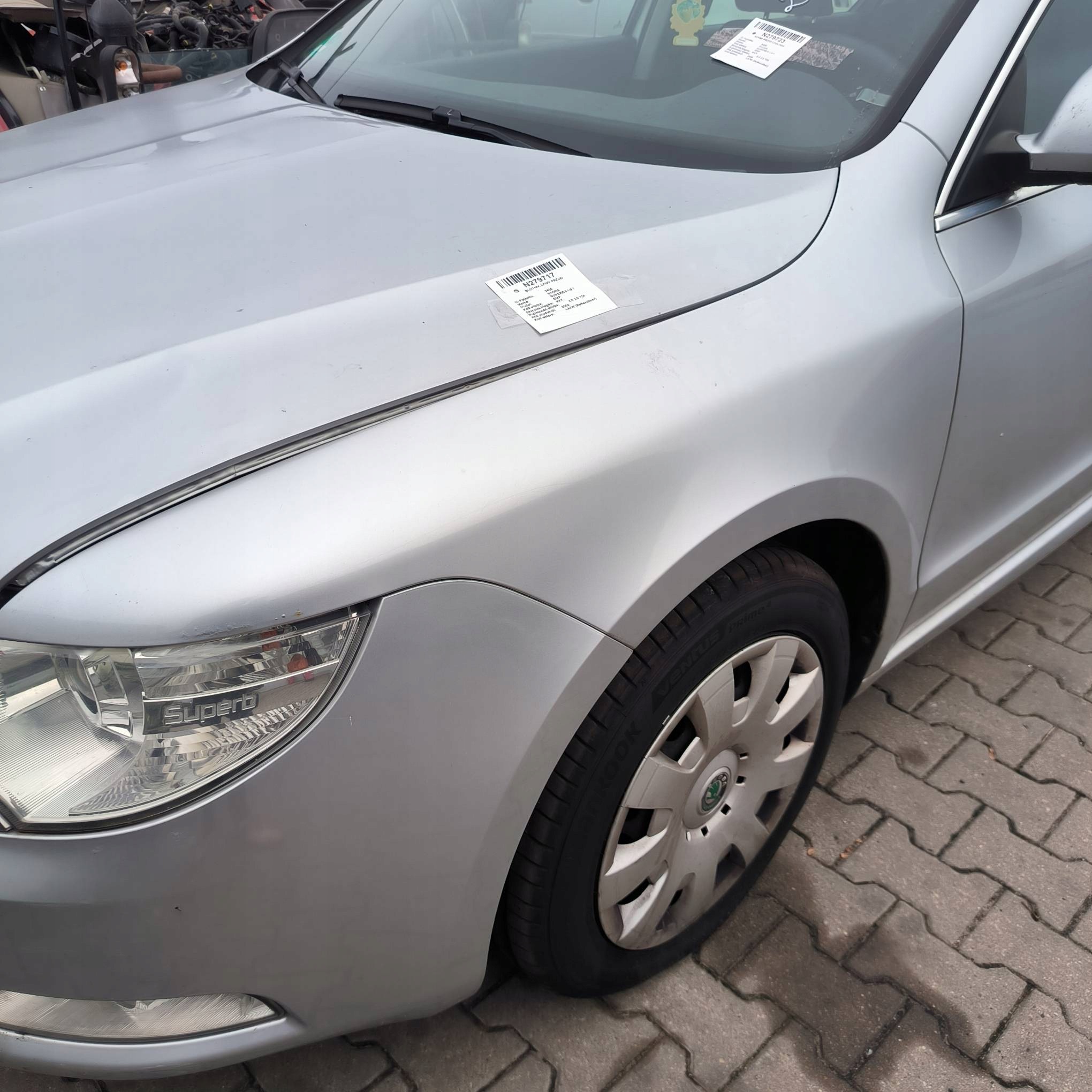 fender left front LA7W SKODA SUPERB II LIFT