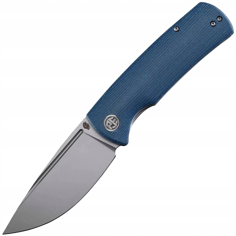 Nůž skládací s Edc klipem Petrified Fish Beluga PF-P01 Sandblasted/Blue