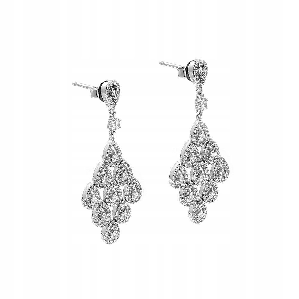 Stříbrné náušnice Ag 925 s zirkony BS6965